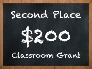 Second Place Classroom Grant